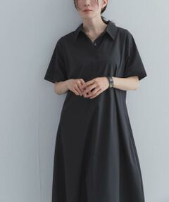 URBAN RESEARCH DOORS / アーバンリサーチ ドアーズ ワンピース | 衿付きスキッパーAラインワンピース