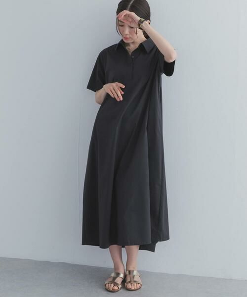 URBAN RESEARCH DOORS / アーバンリサーチ ドアーズ ワンピース | 衿付きスキッパーAラインワンピース | 詳細26