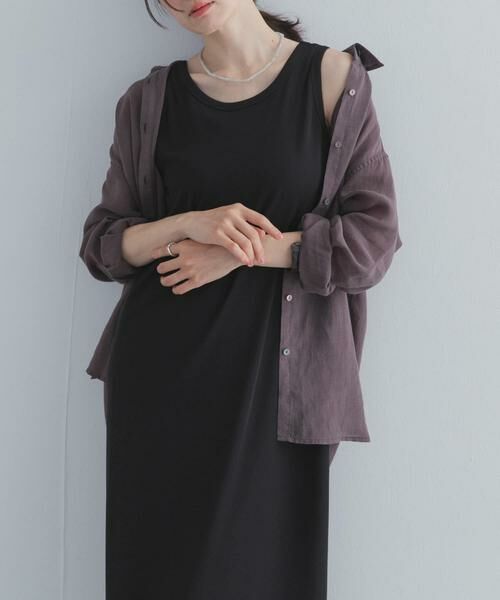 URBAN RESEARCH DOORS / アーバンリサーチ ドアーズ ワンピース | 2WAYタンクトップワンピース（ブラック）