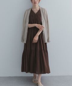 URBAN RESEARCH DOORS / アーバンリサーチ ドアーズ ワンピース | ノースリーブティアードワンピース