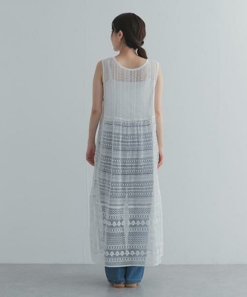 URBAN RESEARCH DOORS / アーバンリサーチ ドアーズ ワンピース | 総レースノースリーブワンピース | 詳細10