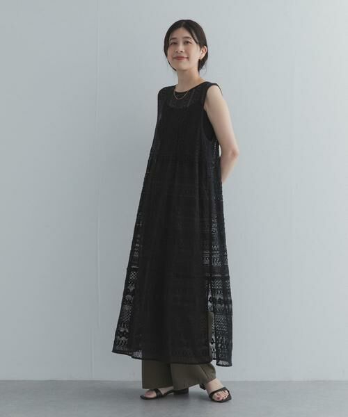 URBAN RESEARCH DOORS / アーバンリサーチ ドアーズ ワンピース | 総レースノースリーブワンピース | 詳細20