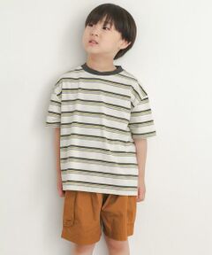 URBAN RESEARCH DOORS / アーバンリサーチ ドアーズ トップス | 『150サイズあり』ランダムボーダーワイドTシャツ(KIDS)
