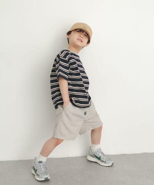 URBAN RESEARCH DOORS / アーバンリサーチ ドアーズ トップス | 『150サイズあり』ランダムボーダーワイドTシャツ(KIDS) | 詳細10