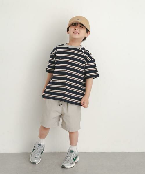 URBAN RESEARCH DOORS / アーバンリサーチ ドアーズ トップス | 『150サイズあり』ランダムボーダーワイドTシャツ(KIDS) | 詳細11
