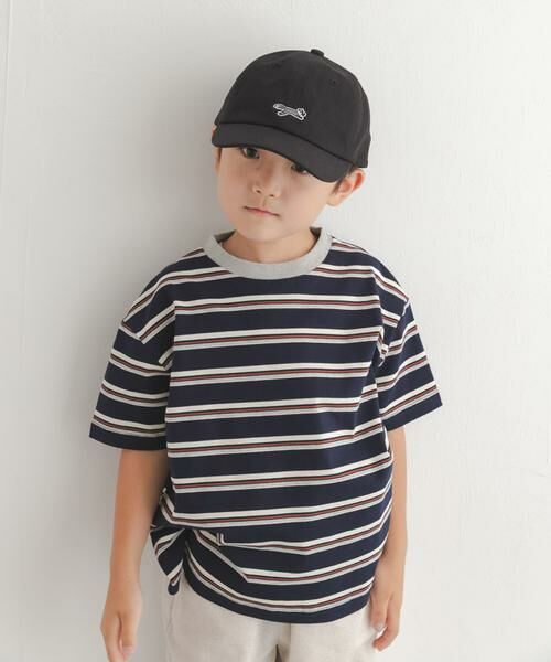 URBAN RESEARCH DOORS / アーバンリサーチ ドアーズ トップス | 『150サイズあり』ランダムボーダーワイドTシャツ(KIDS) | 詳細4