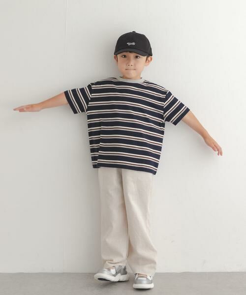 URBAN RESEARCH DOORS / アーバンリサーチ ドアーズ トップス | 『150サイズあり』ランダムボーダーワイドTシャツ(KIDS) | 詳細5