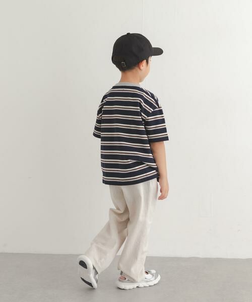 URBAN RESEARCH DOORS / アーバンリサーチ ドアーズ トップス | 『150サイズあり』ランダムボーダーワイドTシャツ(KIDS) | 詳細6