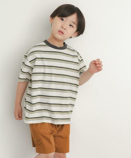 URBAN RESEARCH DOORS / アーバンリサーチ ドアーズ トップス | 『150サイズあり』ランダムボーダーワイドTシャツ(KIDS) | 詳細18