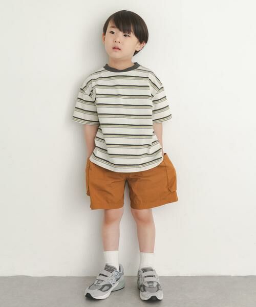 URBAN RESEARCH DOORS / アーバンリサーチ ドアーズ トップス | 『150サイズあり』ランダムボーダーワイドTシャツ(KIDS) | 詳細21