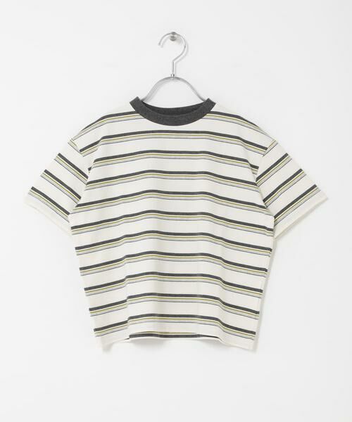 URBAN RESEARCH DOORS / アーバンリサーチ ドアーズ トップス | 『150サイズあり』ランダムボーダーワイドTシャツ(KIDS) | 詳細25