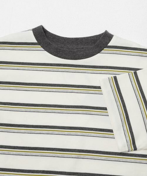 URBAN RESEARCH DOORS / アーバンリサーチ ドアーズ トップス | 『150サイズあり』ランダムボーダーワイドTシャツ(KIDS) | 詳細26