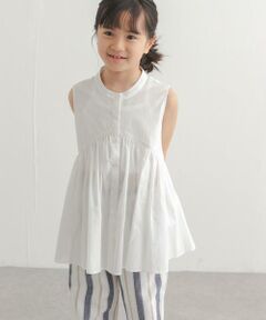 URBAN RESEARCH DOORS / アーバンリサーチ ドアーズ トップス | 『親子リンク』コットンボイル切替ブラウス(KIDS)