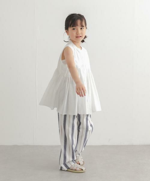 URBAN RESEARCH DOORS / アーバンリサーチ ドアーズ トップス | 『親子リンク』コットンボイル切替ブラウス(KIDS) | 詳細10