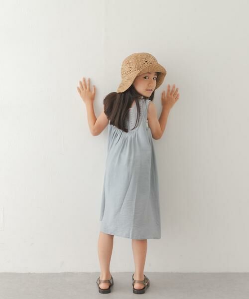 URBAN RESEARCH DOORS / アーバンリサーチ ドアーズ ワンピース | スクエア レース切替ワンピース(KIDS) | 詳細8