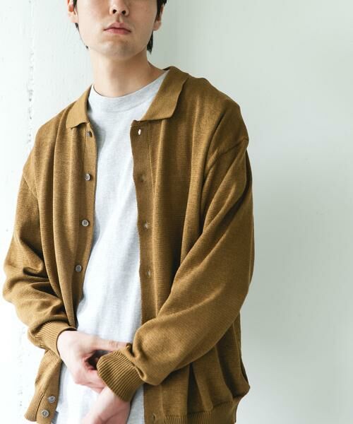 URBAN RESEARCH DOORS / アーバンリサーチ ドアーズ カーディガン・ボレロ | 『洗濯可/UVカット』『URTECH』Aircare ロングスリーブシャツカーディガン | 詳細11