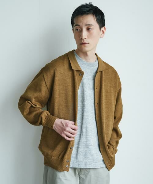 URBAN RESEARCH DOORS / アーバンリサーチ ドアーズ カーディガン・ボレロ | 『洗濯可/UVカット』『URTECH』Aircare ロングスリーブシャツカーディガン | 詳細2