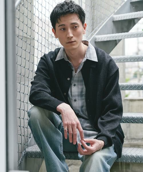 URBAN RESEARCH DOORS / アーバンリサーチ ドアーズ カーディガン・ボレロ | 『洗濯可/UVカット』『URTECH』Aircare ロングスリーブシャツカーディガン | 詳細18