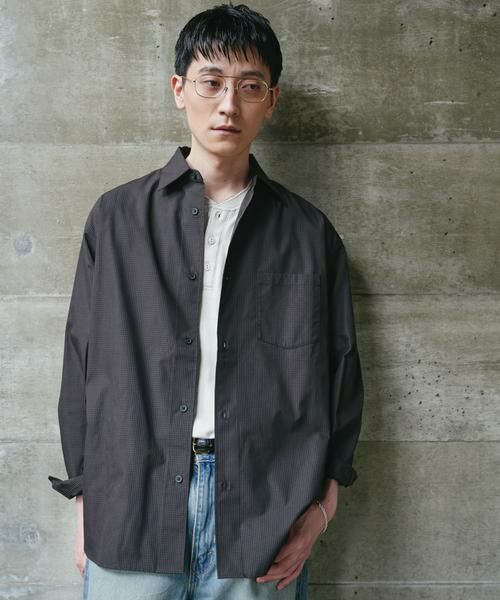URBAN RESEARCH DOORS / アーバンリサーチ ドアーズ シャツ・ブラウス | 『速乾/イージーケア/UVカット』『URTECH』Aircare ロングスリーブシャツ | 詳細19