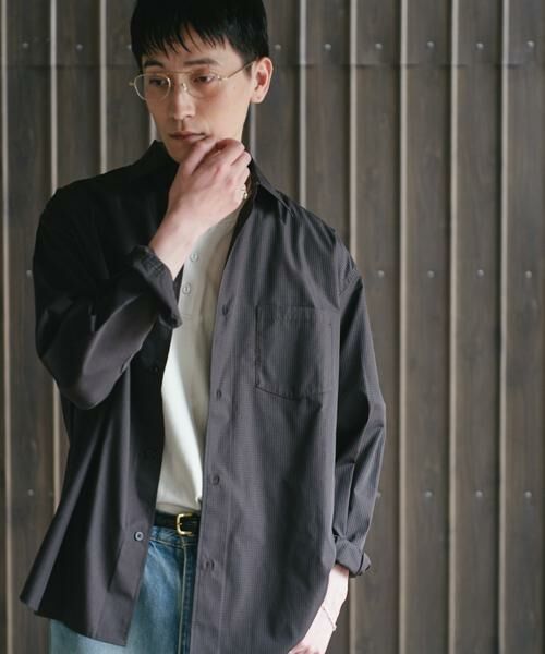 URBAN RESEARCH DOORS / アーバンリサーチ ドアーズ シャツ・ブラウス | 『速乾/イージーケア/UVカット』『URTECH』Aircare ロングスリーブシャツ | 詳細23
