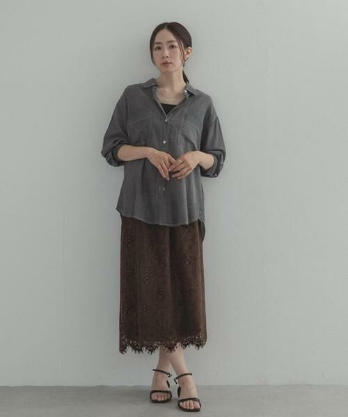 URBAN RESEARCH DOORS / アーバンリサーチ ドアーズ シャツ・ブラウス | シアーデニムシャツ | 詳細18