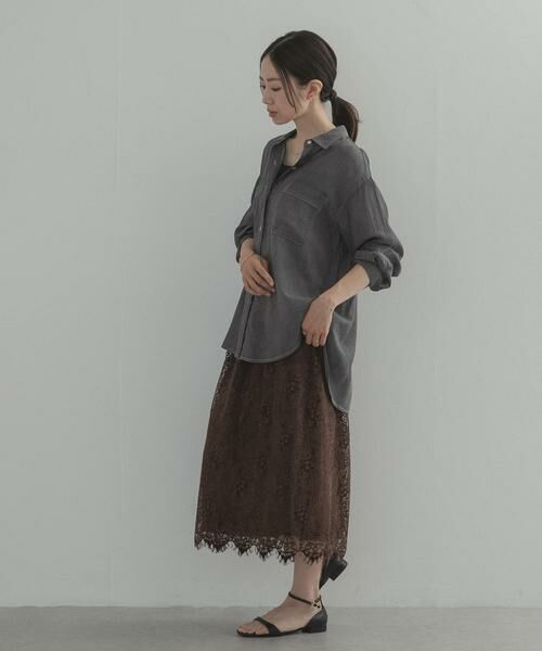 URBAN RESEARCH DOORS / アーバンリサーチ ドアーズ シャツ・ブラウス | シアーデニムシャツ | 詳細19