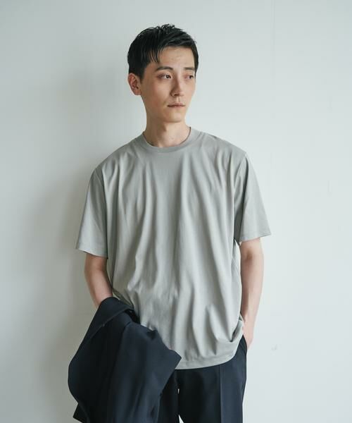 URBAN RESEARCH DOORS / アーバンリサーチ ドアーズ トップス | LIFE STYLE TAILOR ファブリーズTシャツ(ライトグレー)