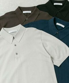 URBAN RESEARCH DOORS / アーバンリサーチ ドアーズ シャツ・ブラウス | LIFE STYLE TAILOR　ハイゲージ半袖ニットポロシャツ