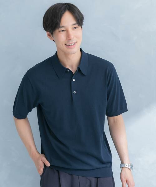 URBAN RESEARCH DOORS / アーバンリサーチ ドアーズ シャツ・ブラウス | LIFE STYLE TAILOR　ハイゲージ半袖ニットポロシャツ | 詳細11