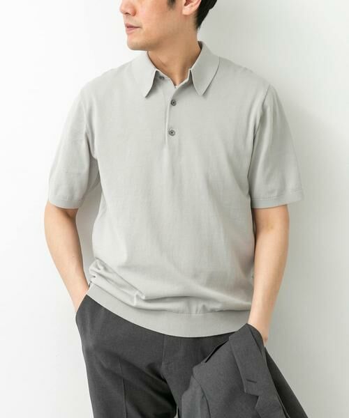 URBAN RESEARCH DOORS / アーバンリサーチ ドアーズ シャツ・ブラウス | LIFE STYLE TAILOR　ハイゲージ半袖ニットポロシャツ | 詳細26
