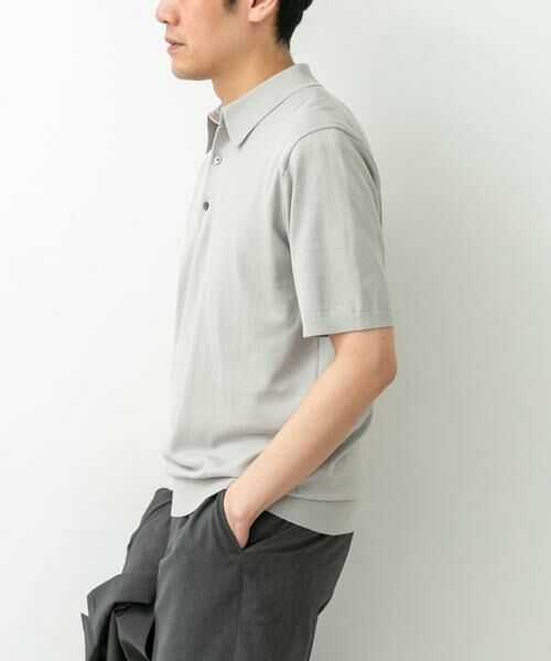URBAN RESEARCH DOORS / アーバンリサーチ ドアーズ シャツ・ブラウス | LIFE STYLE TAILOR　ハイゲージ半袖ニットポロシャツ | 詳細27