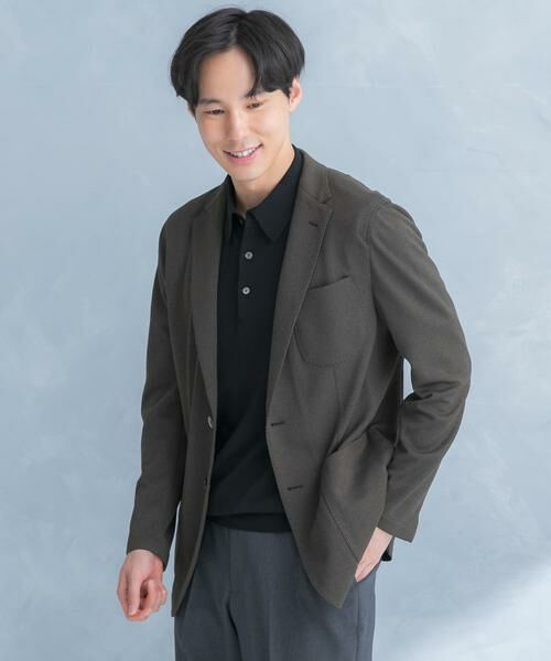 URBAN RESEARCH DOORS / アーバンリサーチ ドアーズ その他アウター | LIFE STYLE TAILOR　メランジニットイージージャケット | 詳細5