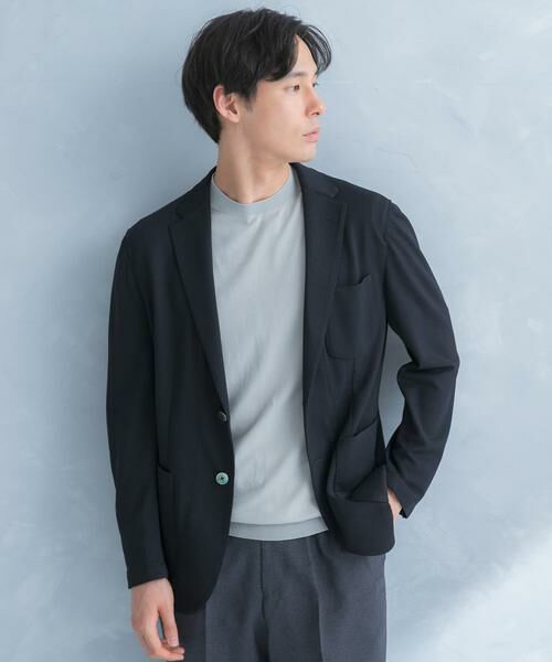 URBAN RESEARCH DOORS / アーバンリサーチ ドアーズ その他アウター | LIFE STYLE TAILOR　メランジニットイージージャケット | 詳細10
