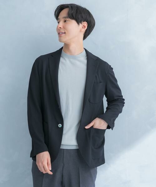 URBAN RESEARCH DOORS / アーバンリサーチ ドアーズ その他アウター | LIFE STYLE TAILOR　メランジニットイージージャケット | 詳細11