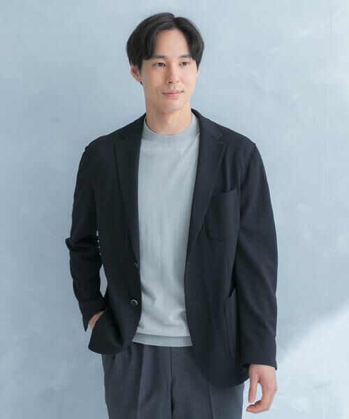 URBAN RESEARCH DOORS / アーバンリサーチ ドアーズ その他アウター | LIFE STYLE TAILOR　メランジニットイージージャケット | 詳細12