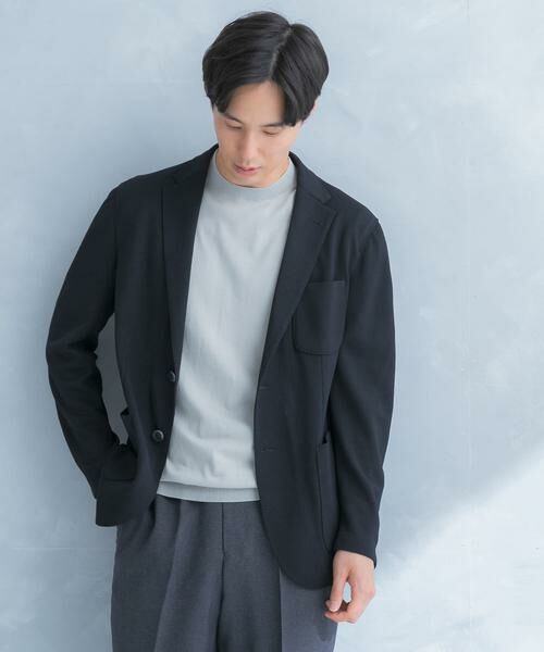 URBAN RESEARCH DOORS / アーバンリサーチ ドアーズ その他アウター | LIFE STYLE TAILOR　メランジニットイージージャケット | 詳細13
