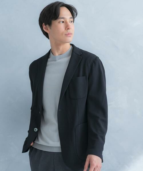 URBAN RESEARCH DOORS / アーバンリサーチ ドアーズ その他アウター | LIFE STYLE TAILOR　メランジニットイージージャケット | 詳細14