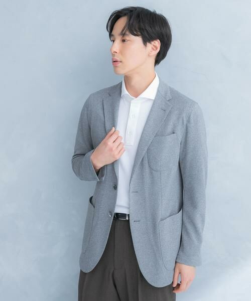 URBAN RESEARCH DOORS / アーバンリサーチ ドアーズ その他アウター | LIFE STYLE TAILOR　メランジニットイージージャケット | 詳細24