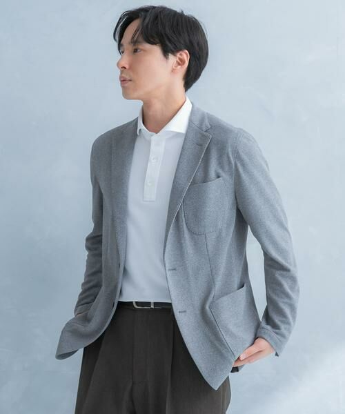 URBAN RESEARCH DOORS / アーバンリサーチ ドアーズ その他アウター | LIFE STYLE TAILOR　メランジニットイージージャケット | 詳細26
