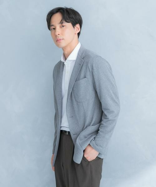 URBAN RESEARCH DOORS / アーバンリサーチ ドアーズ その他アウター | LIFE STYLE TAILOR　メランジニットイージージャケット | 詳細27
