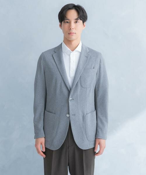 URBAN RESEARCH DOORS / アーバンリサーチ ドアーズ その他アウター | LIFE STYLE TAILOR　メランジニットイージージャケット | 詳細30