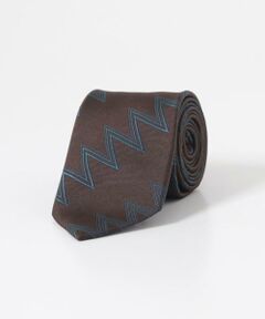 URBAN RESEARCH DOORS / アーバンリサーチ ドアーズ ネクタイ | LIFE STYLE TAILOR　26AW国内タイ ジグザグ1