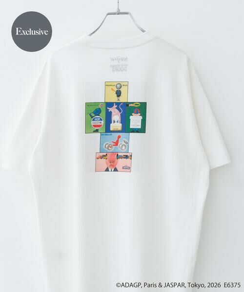 URBAN RESEARCH DOORS / アーバンリサーチ ドアーズ Tシャツ | 『別注』Savignac×DOORS　プリントTシャツ（ホワイト）