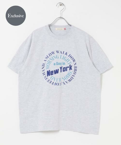 URBAN RESEARCH DOORS / アーバンリサーチ ドアーズ Tシャツ | 『別注』GOOD ROCK SPEED×DOORS　ロゴサークルTシャツ（グレー系その他）