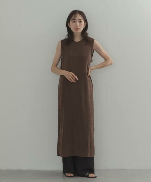 URBAN RESEARCH DOORS / アーバンリサーチ ドアーズ ワンピース | 『別注』Audrey and John Wad×DOORS　シャイニーベアフライスワンピース | 詳細8