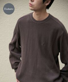 URBAN RESEARCH DOORS / アーバンリサーチ ドアーズ Tシャツ | 『別注』Snow Peak Apparel×DOORS　HEAVYWEIGHT WAFFLE PULLOVER