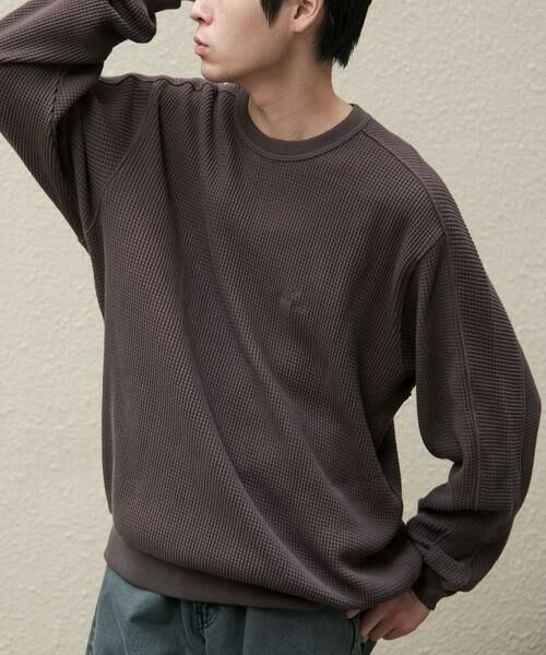 URBAN RESEARCH DOORS / アーバンリサーチ ドアーズ Tシャツ | 『別注』Snow Peak Apparel×DOORS　HEAVYWEIGHT WAFFLE PULLOVER | 詳細2