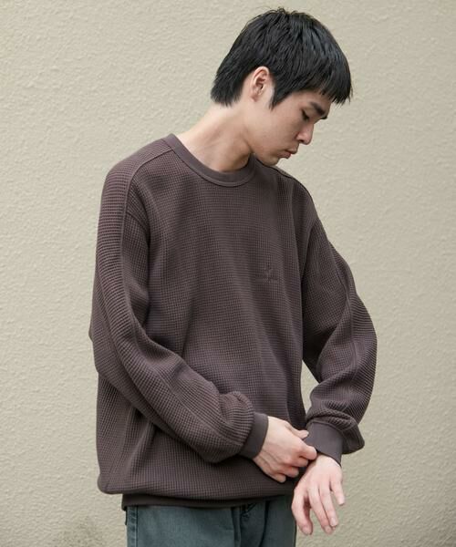 URBAN RESEARCH DOORS / アーバンリサーチ ドアーズ Tシャツ | 『別注』Snow Peak Apparel×DOORS　HEAVYWEIGHT WAFFLE PULLOVER | 詳細3