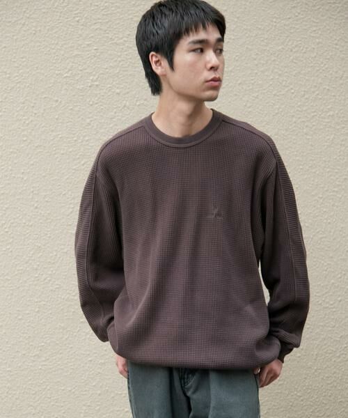 URBAN RESEARCH DOORS / アーバンリサーチ ドアーズ Tシャツ | 『別注』Snow Peak Apparel×DOORS　HEAVYWEIGHT WAFFLE PULLOVER | 詳細4