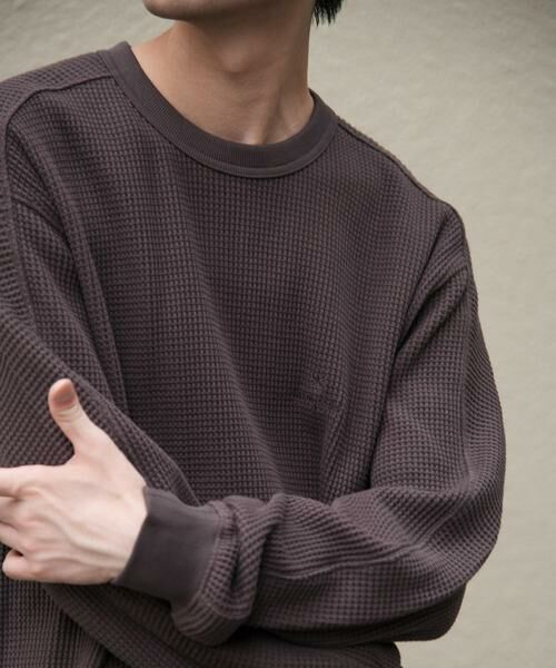 URBAN RESEARCH DOORS / アーバンリサーチ ドアーズ Tシャツ | 『別注』Snow Peak Apparel×DOORS　HEAVYWEIGHT WAFFLE PULLOVER | 詳細6
